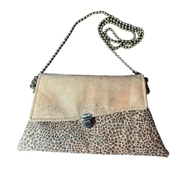 Rocha Martins Animal Print Shoulder Purse Made in Portugal - Picture 1 of 12